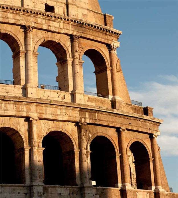 1Detail-of-the-Colosseum,-Rome,-Italy